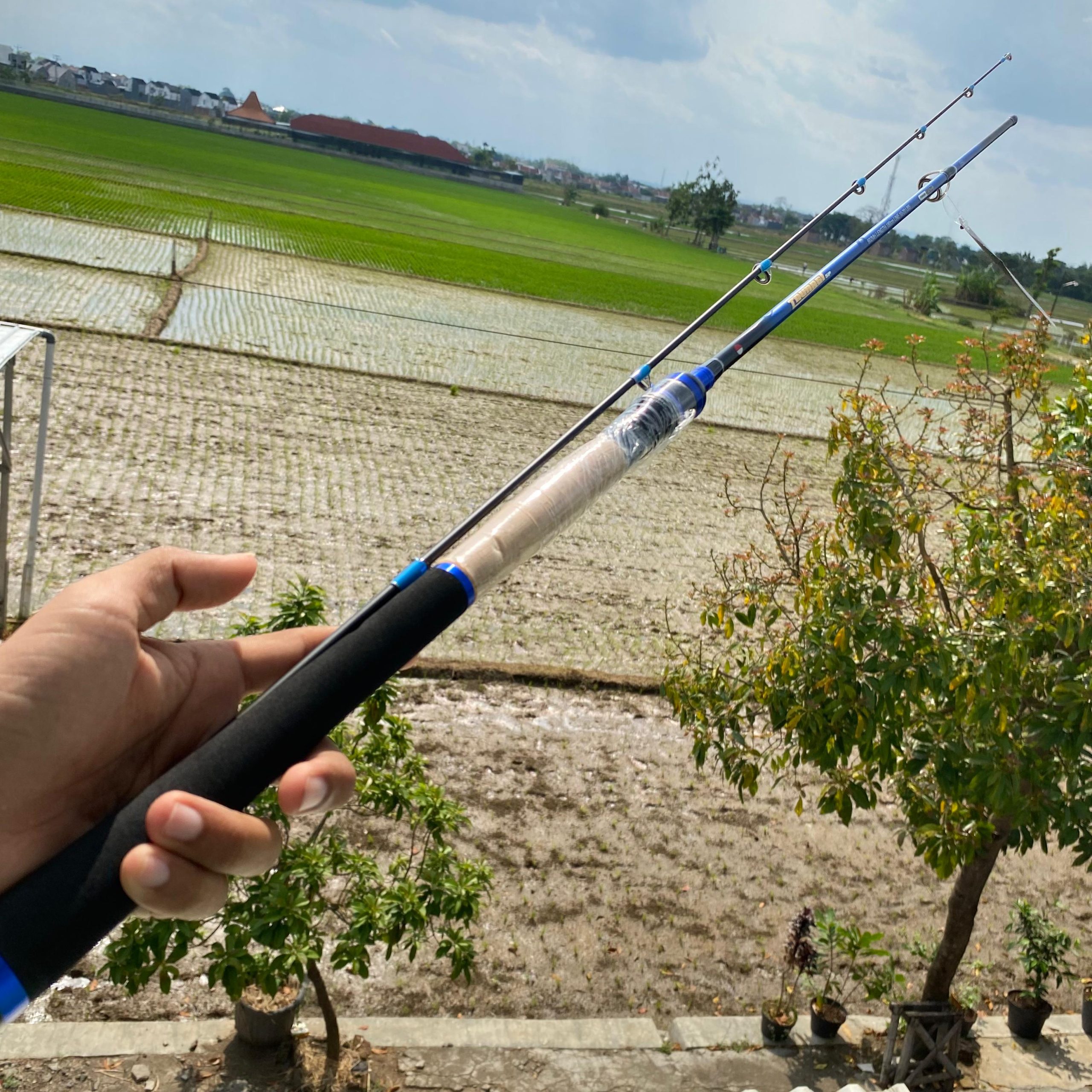 TAUNAGI Carbon Fiber Fishing Rod 602ML Panjang 180 cm Sambung Dua - Gambar 6