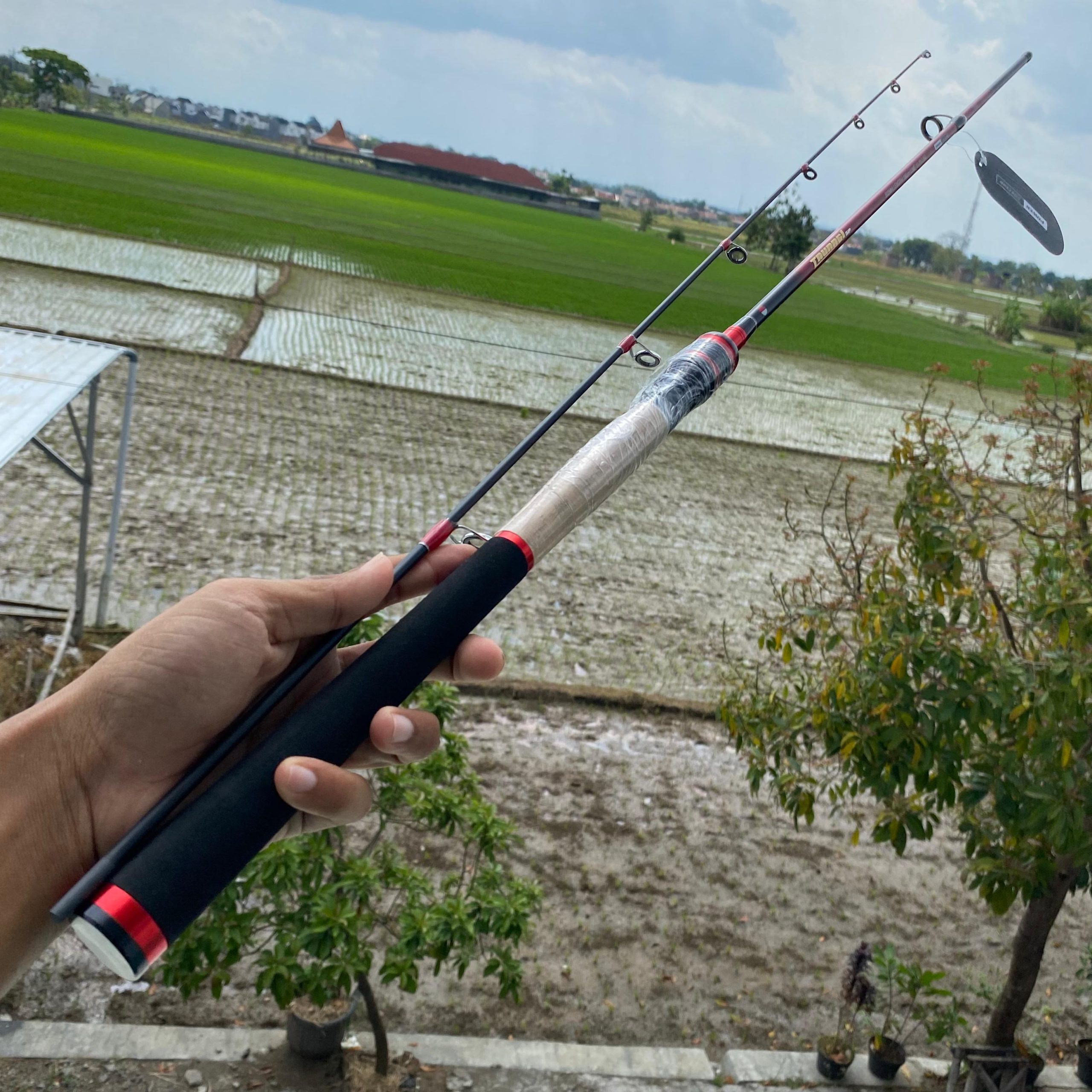 TAUNAGI Carbon Fiber Fishing Rod 602ML Panjang 180 cm Sambung Dua - Gambar 4