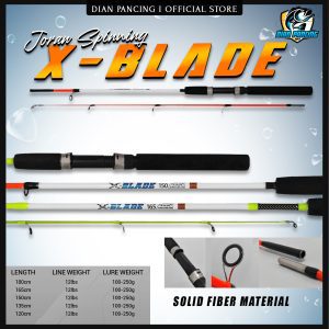 JORAN PANCING X-BLADE FIBER SOLID SAMBUNG 2 SPEK MEDIUM ACTION