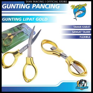 Gunting Neptuna Kecil Mini Lipat Gunting Lipat Senar Pancing Gunting Kacamata / Gunting Serbaguna Multifungsi Portable