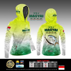 Kaos Jersey Mancing Masyai Micro Fishing bahan Dri-Fit halus tidak panas Premium Quality