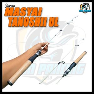 Joran Micro Casting Ultralight Masyai Tanoshii UL 2-6 LB Microfishing Fiber Solid