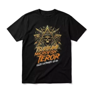 Kaos Mancing T-Shirt Tsurikami Microfish TerorUltimate Gear for Anglers
