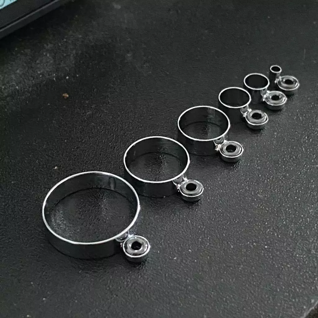 Ring Kolong Jalan Ring Guide Keramik Cincin Stainless Steel Kolongan untuk joran pancing tegek - Gambar 3
