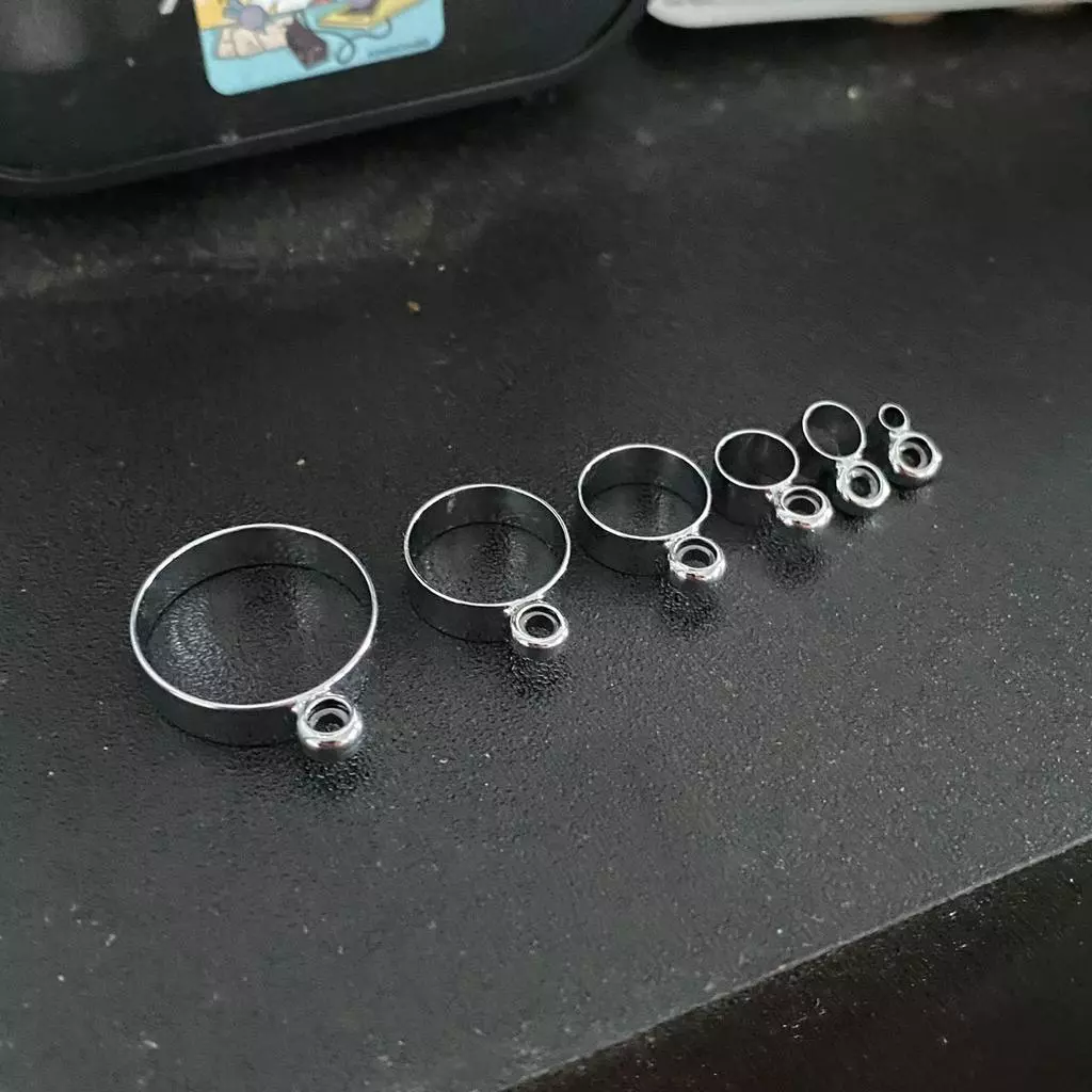 Ring Kolong Jalan Ring Guide Keramik Cincin Stainless Steel Kolongan untuk joran pancing tegek - Gambar 5