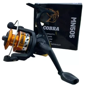 Reel Spinning WSY Cobra MN505 Alumunium spool body graphite Smooth Performance 3 Ball Bearing