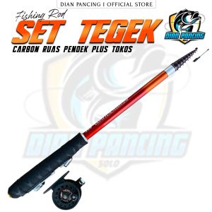 Tegek Lengkap Set Kolong Wanderbass Busa Eva Carbon Pole Strong Nano Hi Carbon Action Medium Hard