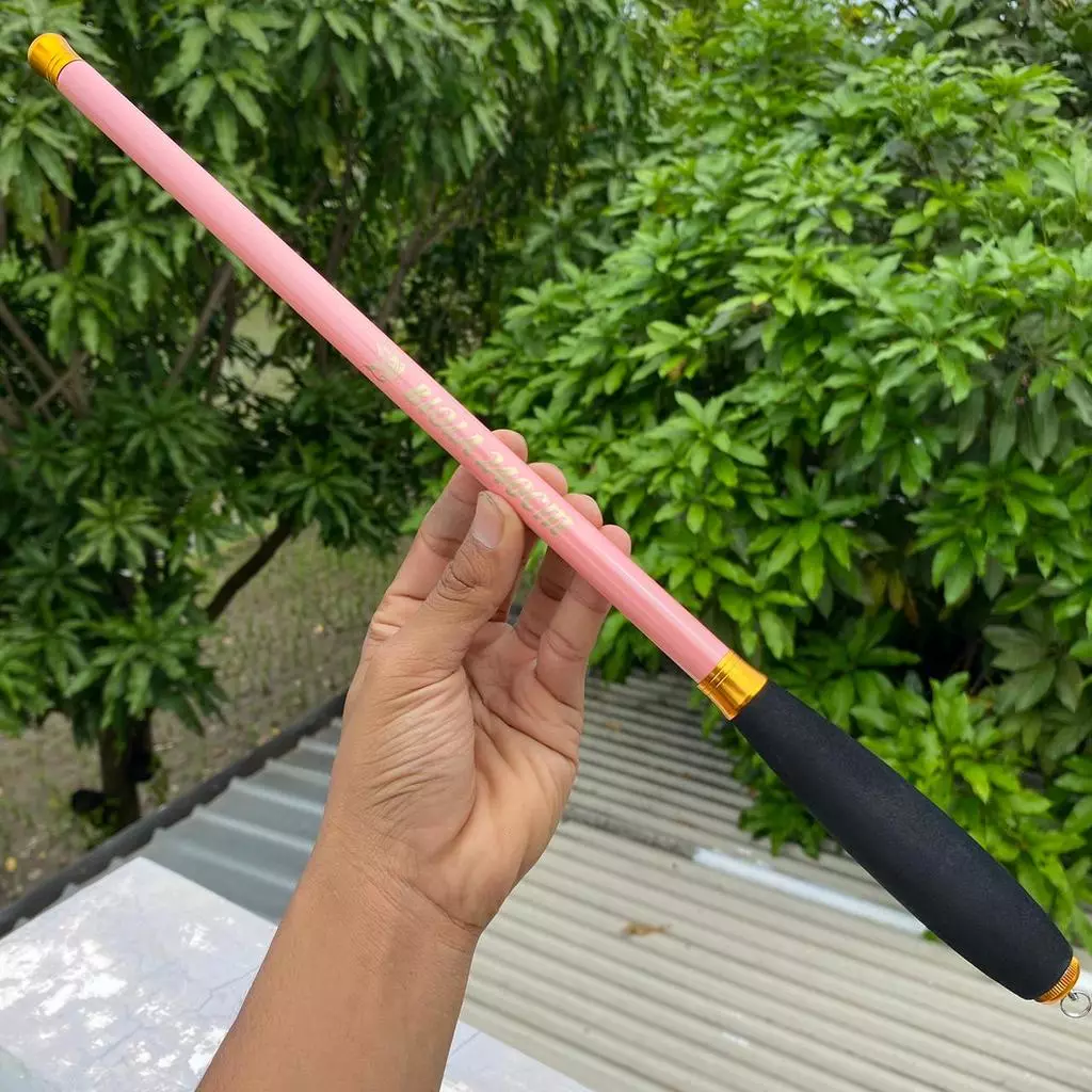 Tegek CARBON BIOLA Fishing Rod Handel Spon Eva Ros Pendek Medium Action - Gambar 9