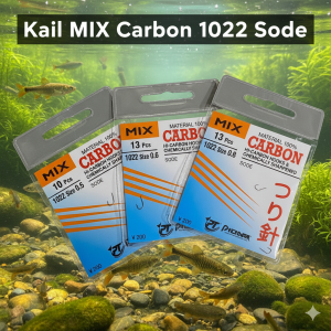 kail Mix carbon 1022 Sode Material 100% Carbon Tajam dan Kuat Kail Micro Fishing