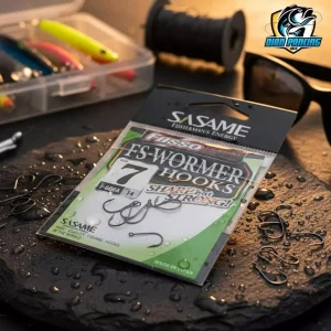 SASAME FS-WORMER HOOKS F-606A SHARP but STRONG Cocok untuk target Ikan Mas, Bawal, Lele, Patin