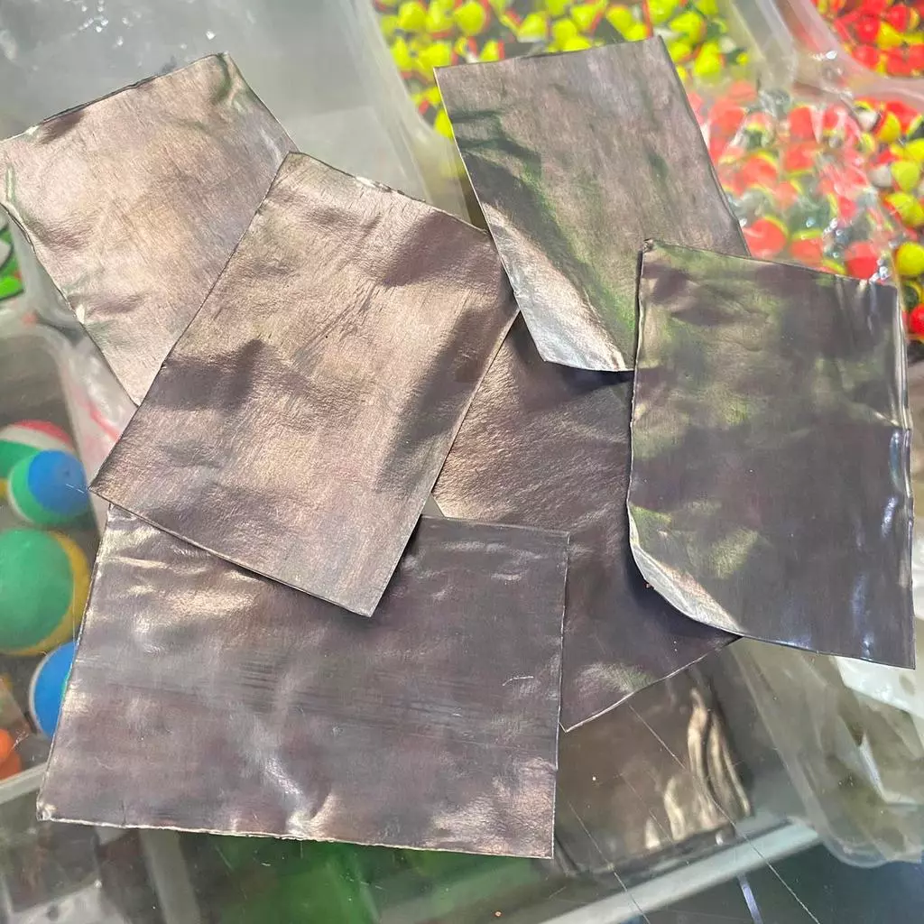 Timah Lempeng / Lipat Ukuran 6 x 8 cm harga murah pemberat pancing micro fishing - Gambar 3
