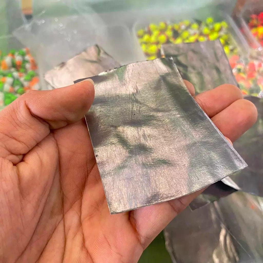 Timah Lempeng / Lipat Ukuran 6 x 8 cm harga murah pemberat pancing micro fishing - Gambar 2
