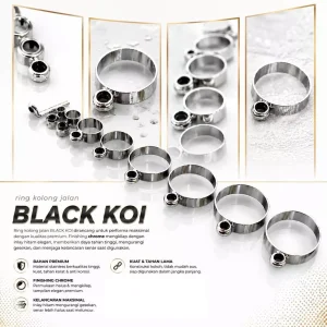 Set Ring Kolong Jalan Joran Tegek Haizhen Black Koi 450