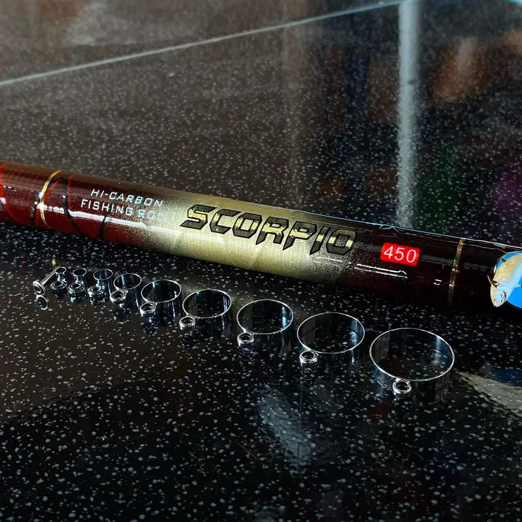 SET KOLONG JALAN JORAN TEGEK ORCA SCORPIO 450 STAINLESS - Gambar 2